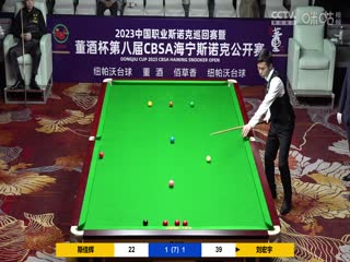 斯诺克刘宏宇4-3斯佳辉20230518